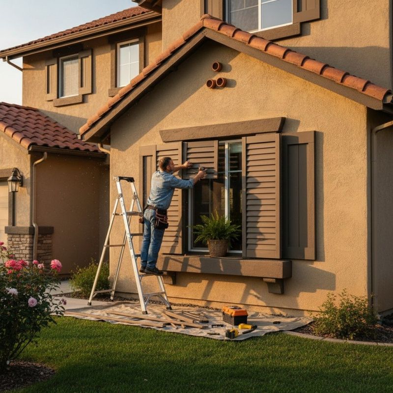 Hurricane Shutter Maintenance detail